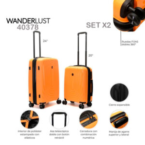 Set de Valijas Wanderlust